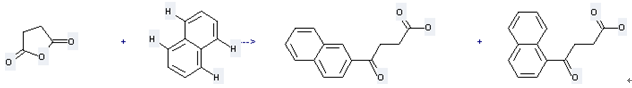The 4-Naphthalen-1-yl-4-oxo-butanoic acid can be obtained by Naphthalene and Succinic acid anhydride
